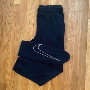 Nike Logo Dri-Fit Boys Black Pants